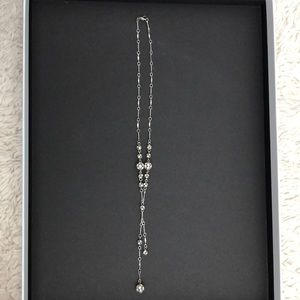 Drop crystal necklace